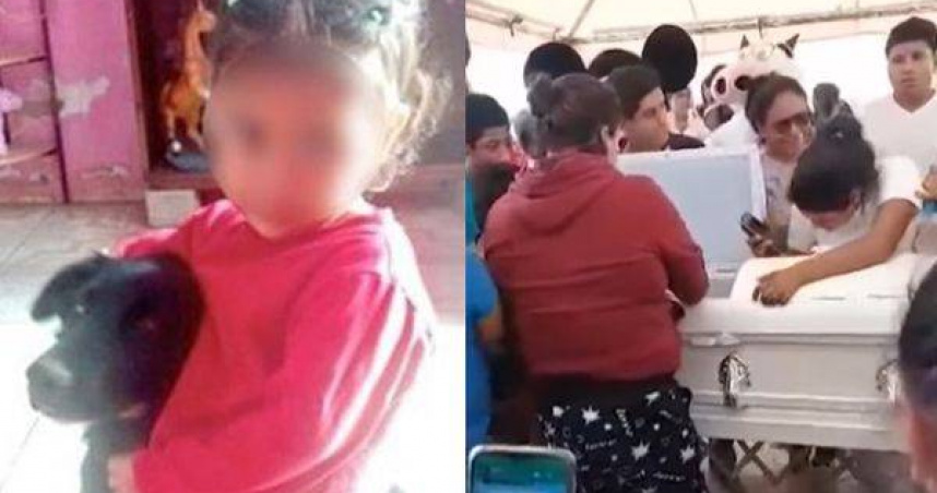 墨西哥這名女童在喪禮上，被家人發現還有呼吸，但送醫後又被判定死亡。（圖／翻攝自YouTube）