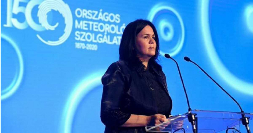 匈牙利國家氣象局局長菈迪琪絲遭拔官免職。（圖／翻攝自推特）