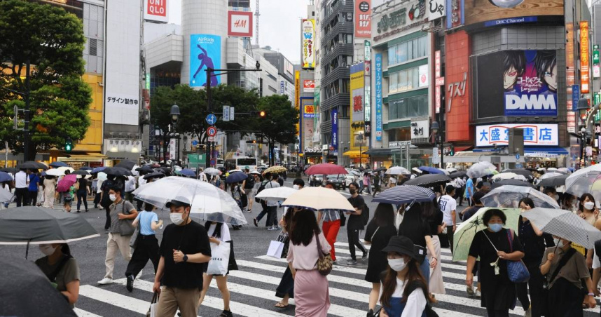 澀谷十字路口。（示意圖／達志／美聯社）