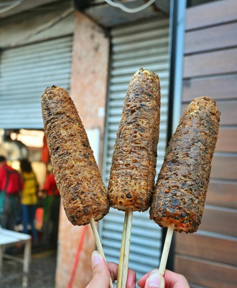 嘉義美食阿婆烤玉米