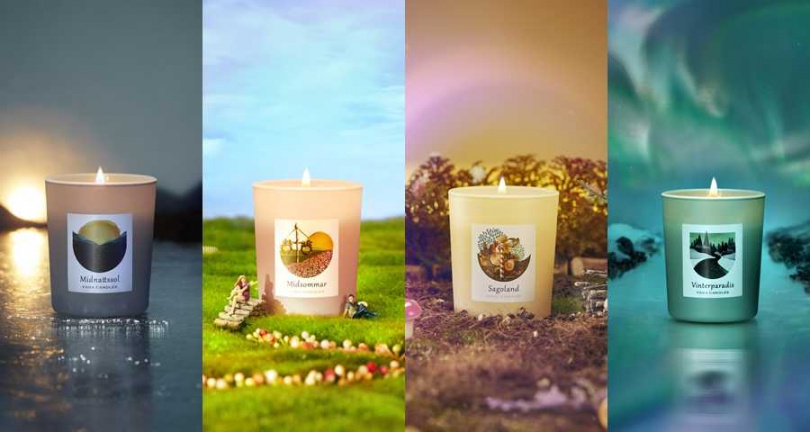 回到家記得點上一顆Vana Candles的北歐幻彩袖珍系列香氛蠟燭，撫慰妳工作一整天的疲憊心情。（圖／品牌提供）