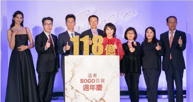 2022年遠東SOGO百貨35周年慶全台業績目標118億。