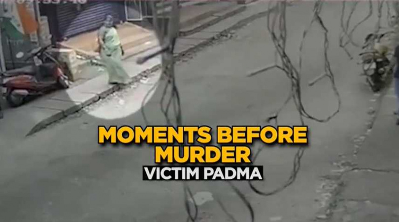 監視器拍到其中一名女死者最後身影。（圖／翻攝自India Today）