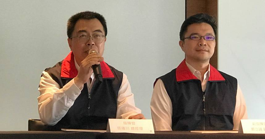 國泰投信總經理張雍川（左）。（圖／李蕙璇攝）