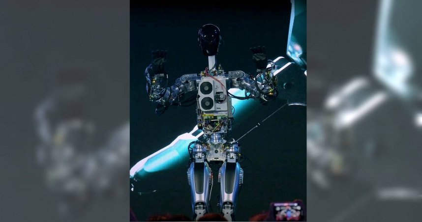 擎天柱的推出，或將在全球範圍掀起人形機器人賽道的新浪潮。（圖／截取自特斯拉推特）