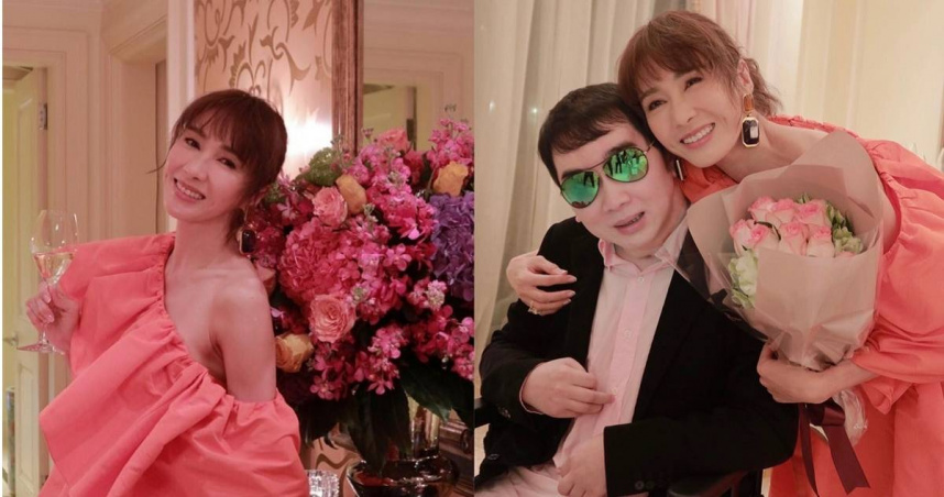 香港女星黎姿昨日在Instagram曬出和家人一起慶祝51歲生日的照片。（圖／翻攝自Instagram／gigilai_official）