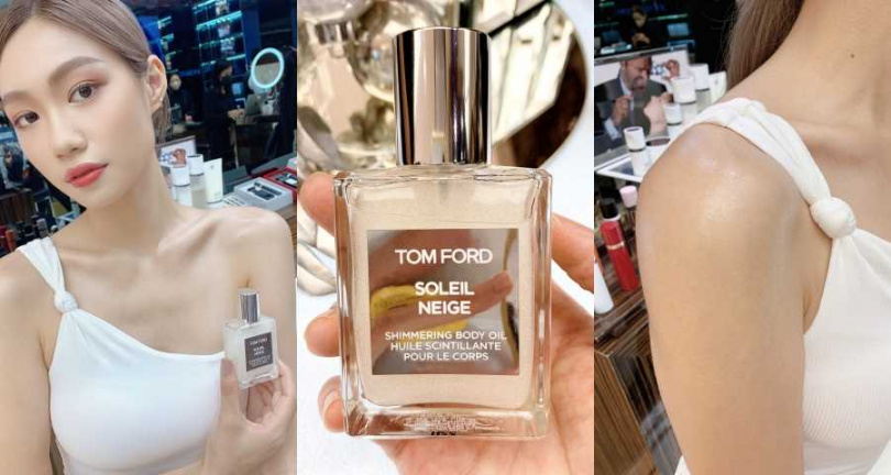 TOM FORD太陽輕吻身體油隨身版45ml／1,600元（圖／吳雅鈴攝）