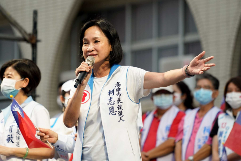 高雄柯志恩挑戰現任市長陳其邁，打出「讓生兩胎以上的新手爸媽可以優先承租社宅」，包括北市候選人蔣萬安在內，有不少候選人都打出類似政見。（圖／翻攝柯志恩臉書）