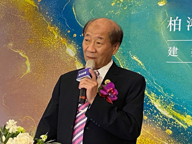 柏鴻建設董事長范姜炳煌從事北市土地開發40年，首次以建商身分推案。（圖／林榮芳攝）