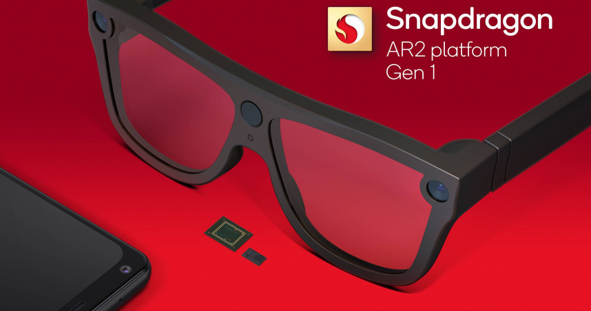 高通推出Snapdragon AR2 Gen 1平台為打造輕便AR眼鏡。（圖／報系資料照）