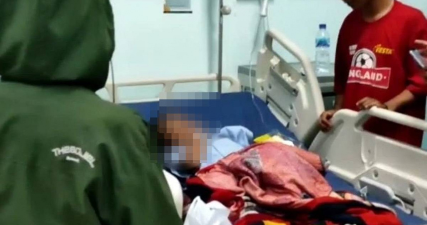 5歲男童在睡夢中，被自己爸爸割傷生殖器行「割禮」。（圖／翻攝自臉書）