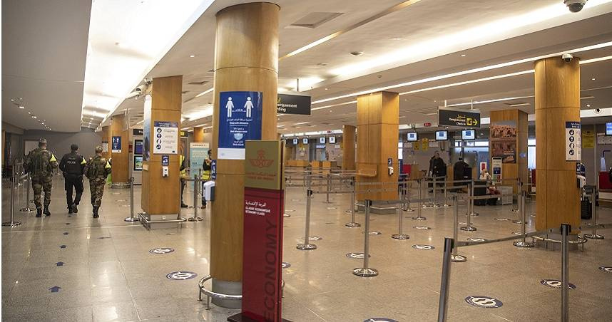 摩洛哥禁止大陸人入境。圖為拉巴特國際機場。（示意圖／達志／美聯社）