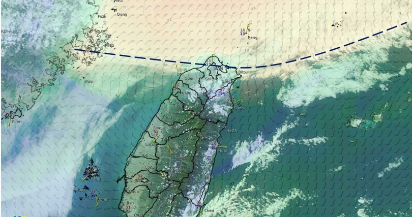 天氣風險提醒民眾今天「下班後快回家」。（圖／翻攝自臉書粉專 天氣風險WeatherRisk）