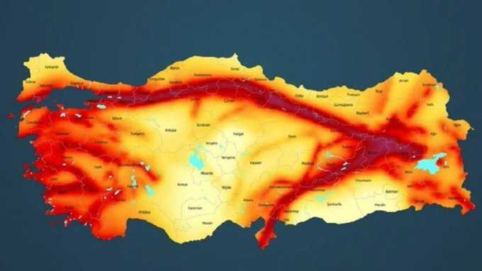 有專家提到，強震發生後，卡赫拉曼馬拉什（Kahramanmaraş）和馬拉蒂亞（Malatya）之間，出現了一條巨大的斷層線。（圖／翻攝自推特）