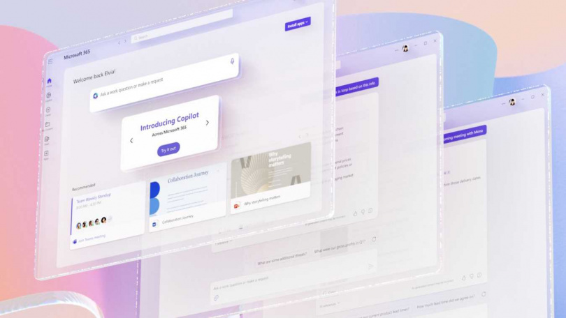 微軟（Microsoft）將Chat GPT的聊天機器人Copilot導入作業系統。（圖／取自微軟官網）