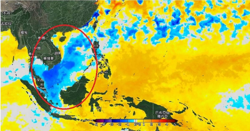 近日久旱不雨南部水情告急，氣象局長鄭明典曝光原因。（圖／翻攝自鄭明典臉書）