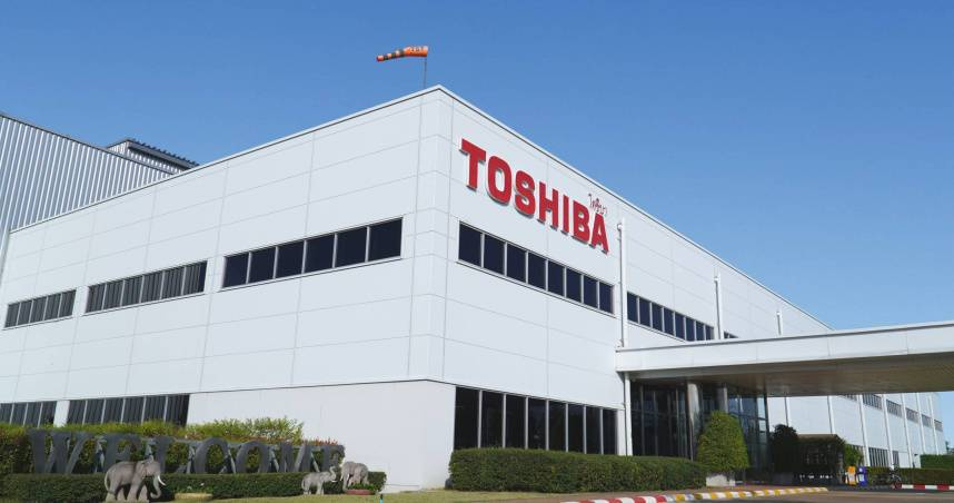 日本東芝傳出正式點頭嫁。（圖／翻攝自TOSHIBA）