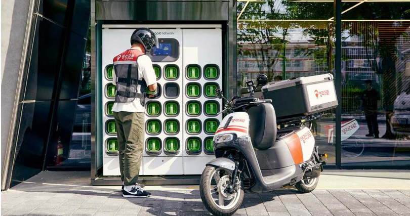 Gogoro 聯手 Bikebank將電池交換網路拓展至首爾之外的七大城市。（圖／Gogoro提供）