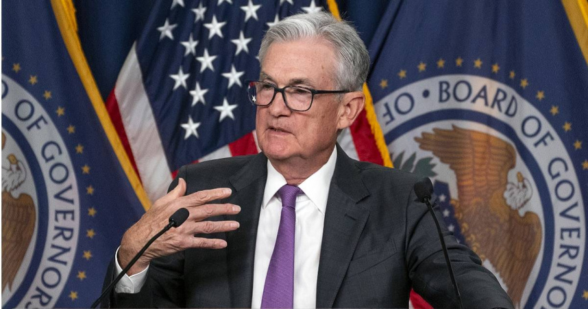 Fed主席鮑威爾（Jerome Powell）。（圖／達志／美聯社）