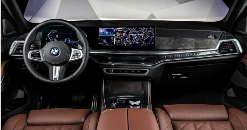 全新BMW X5與X6採用12.3吋虛擬數位儀錶與14.9吋中控觸控螢幕。（圖／BMW提供）