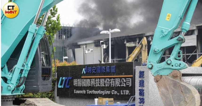 明揚國際的屏東工廠發生爆炸意外。（圖／宋岱融攝）