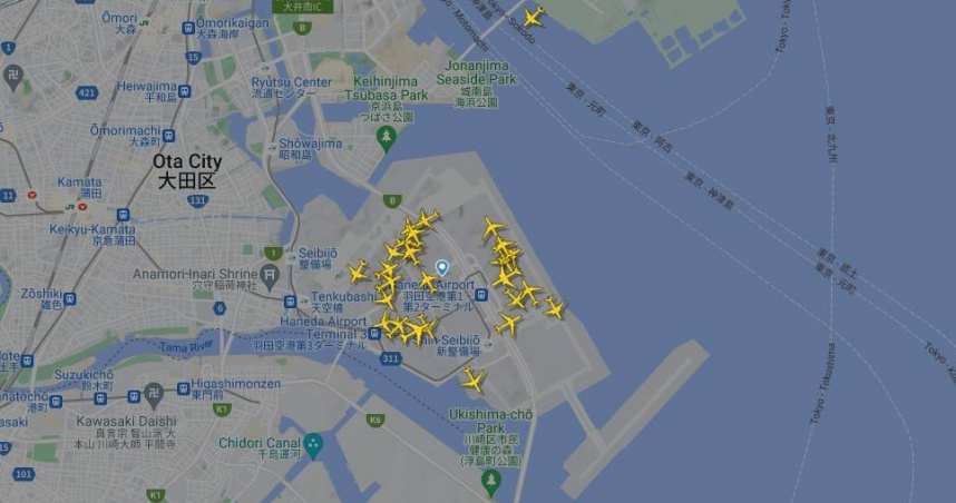 （圖／翻攝自flightradar24）