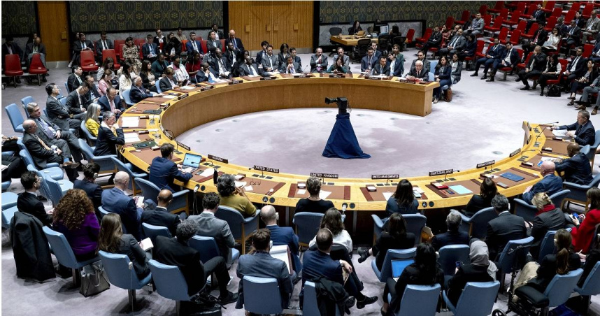 美國在美東時間18日1票否決了聯合國安全理事會（United Nations Security Council）的一項決議。（圖／達志／美聯社）