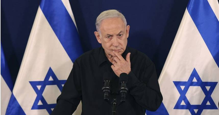 以色列總理納坦雅胡（Benjamin Netanyahu）。（圖／達志／美聯社）