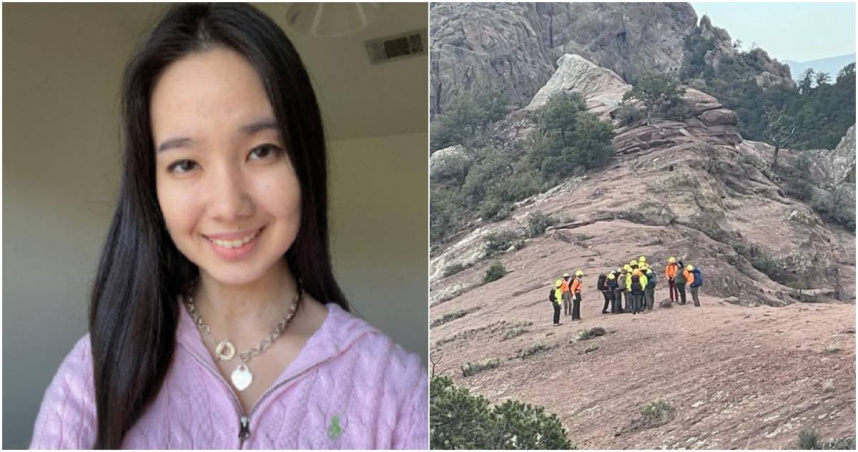 美國一名25歲女子日前在大彎曲國家公園失蹤，經過搜救人員8天徹夜搜索才幸運獲救。（圖／擷取自X）