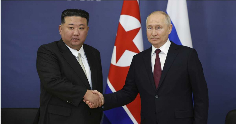 北韓近年來不斷深化與俄羅斯等國的關係。（圖／達志／美聯社）