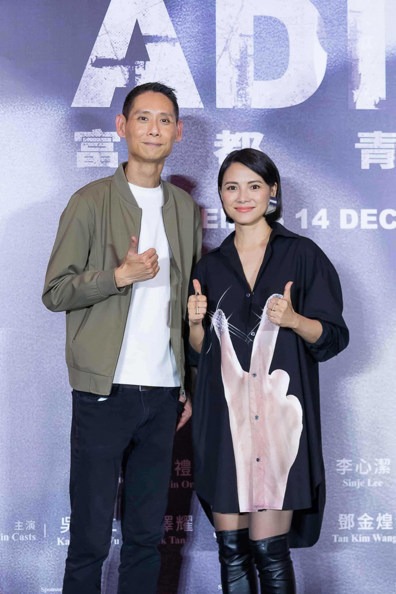 導演王禮霖、監製李心潔期待《富都青年》大馬上映也能衝出亮眼票房。（圖／摩爾娛樂提供）